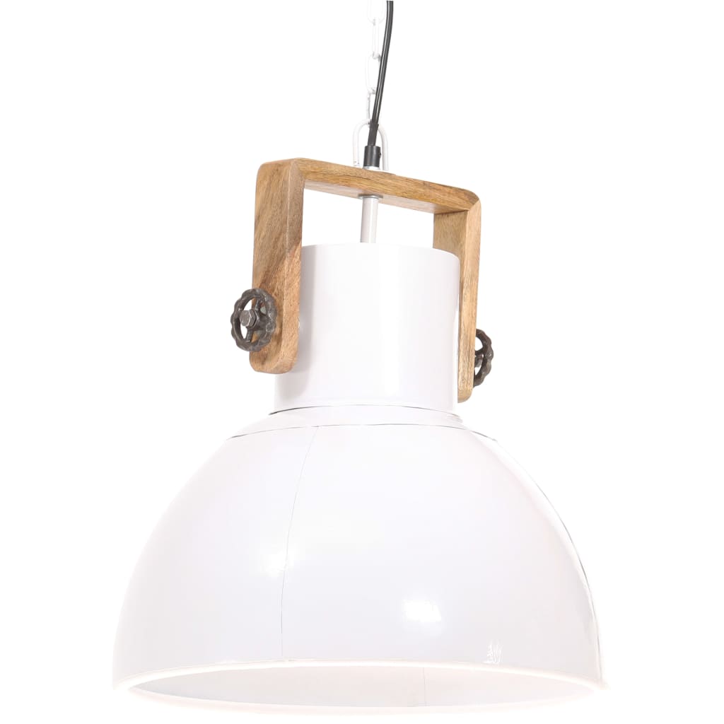 Suspension Industrielle en Fer Blanc et Bois-La-Fabrique-Industrielle