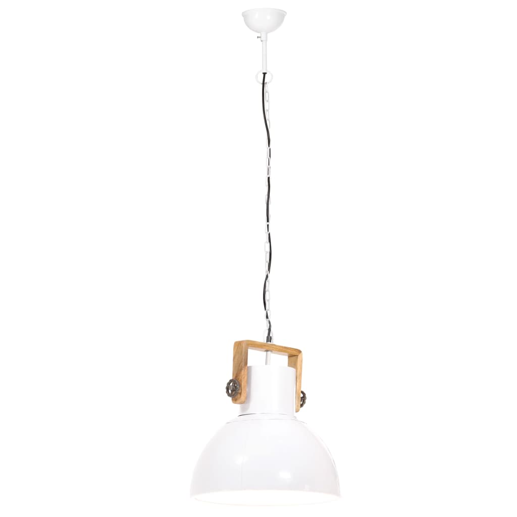 Suspension Industrielle en Fer Blanc et Bois-La-Fabrique-Industrielle