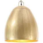 Suspension Industrielle en Métal et Laiton-1-Ø 42 cm-La-Fabrique-Industrielle