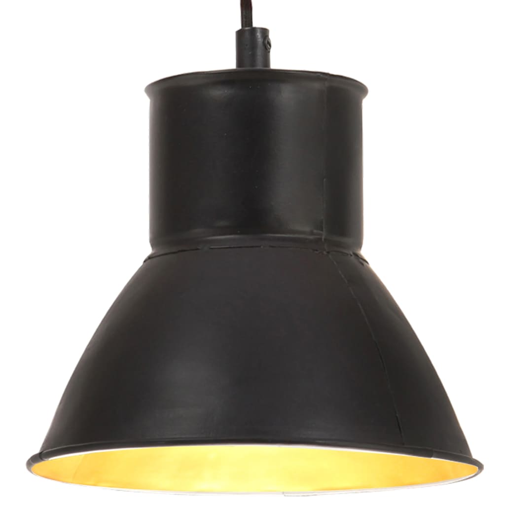 Suspension Luminaire Industriel en Fer pour Salon-1-Ø 17 cm-La-Fabrique-Industrielle