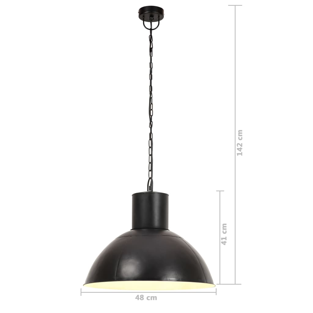 Suspension Luminaire Industriel en Fer pour Salon-La-Fabrique-Industrielle