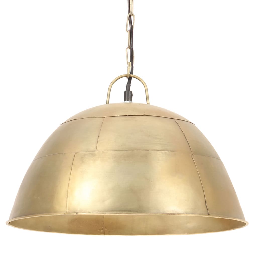 Suspension Luminaire au Design Industriel en Laiton-La-Fabrique-Industrielle