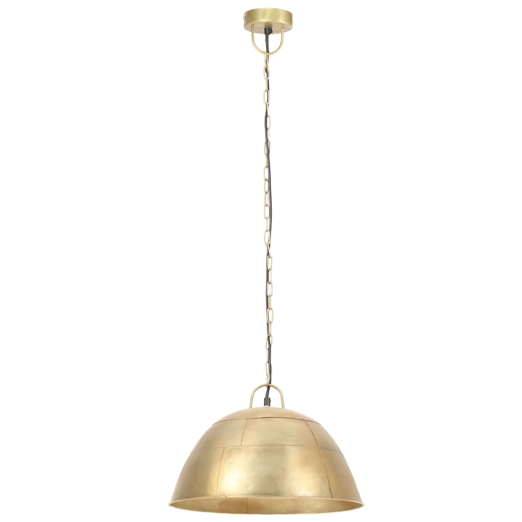 Suspension Luminaire au Design Industriel en Laiton-La-Fabrique-Industrielle