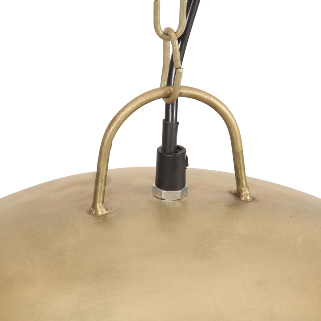 Suspension Luminaire au Design Industriel en Laiton-La-Fabrique-Industrielle