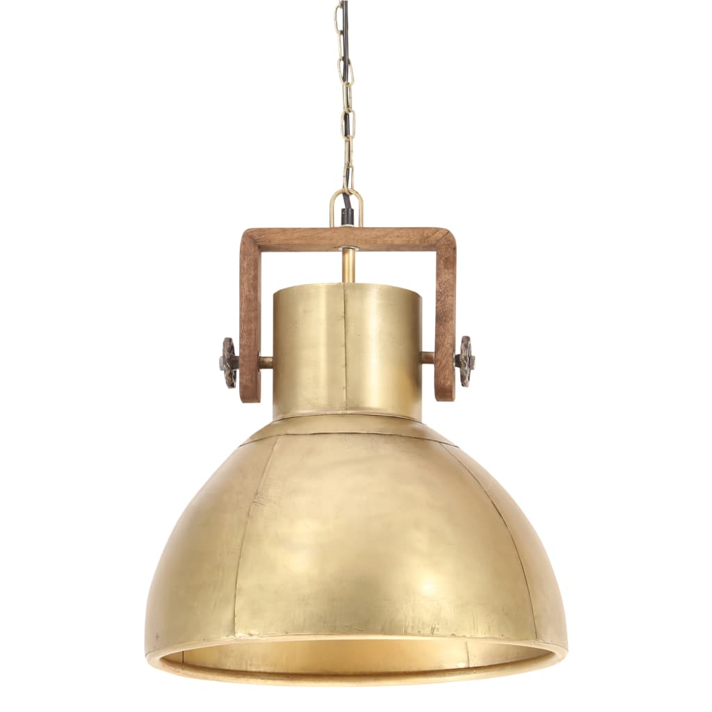 Suspension Luminaire en Métal Doré Industriel-La-Fabrique-Industrielle