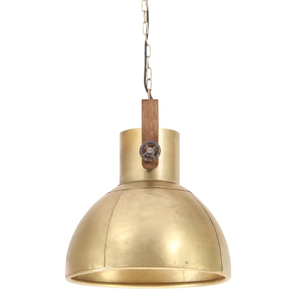 Suspension Luminaire en Métal Doré Industriel-La-Fabrique-Industrielle