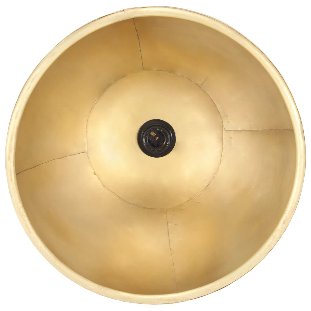Suspension Luminaire en Métal Doré Industriel-La-Fabrique-Industrielle