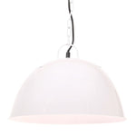 Suspension Luminaire en Métal Vintage Blanc-1-Φ 41 cm-La-Fabrique-Industrielle