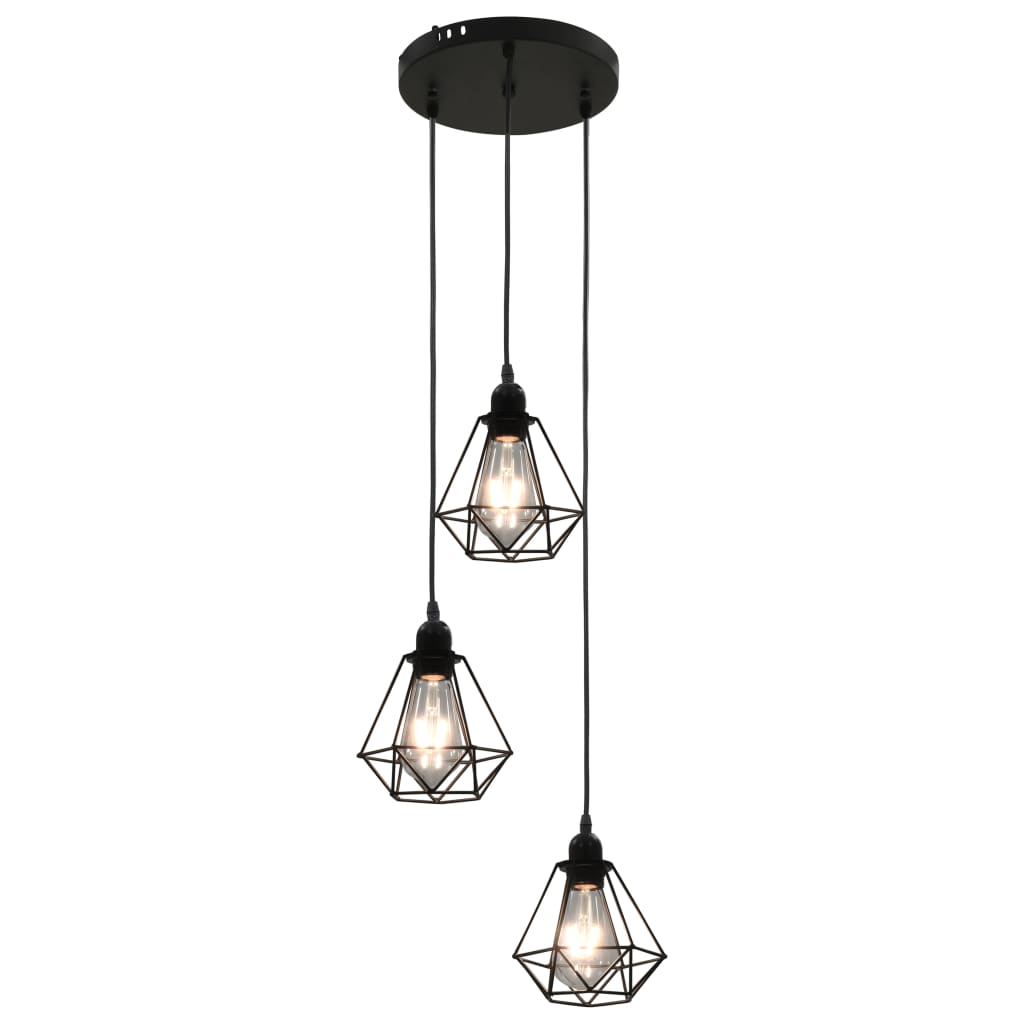 Suspension Luminaire en Métal au Style Industriel-La-Fabrique-Industrielle