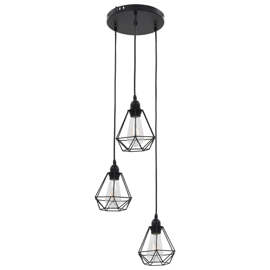 Suspension Luminaire en Métal au Style Industriel-La-Fabrique-Industrielle