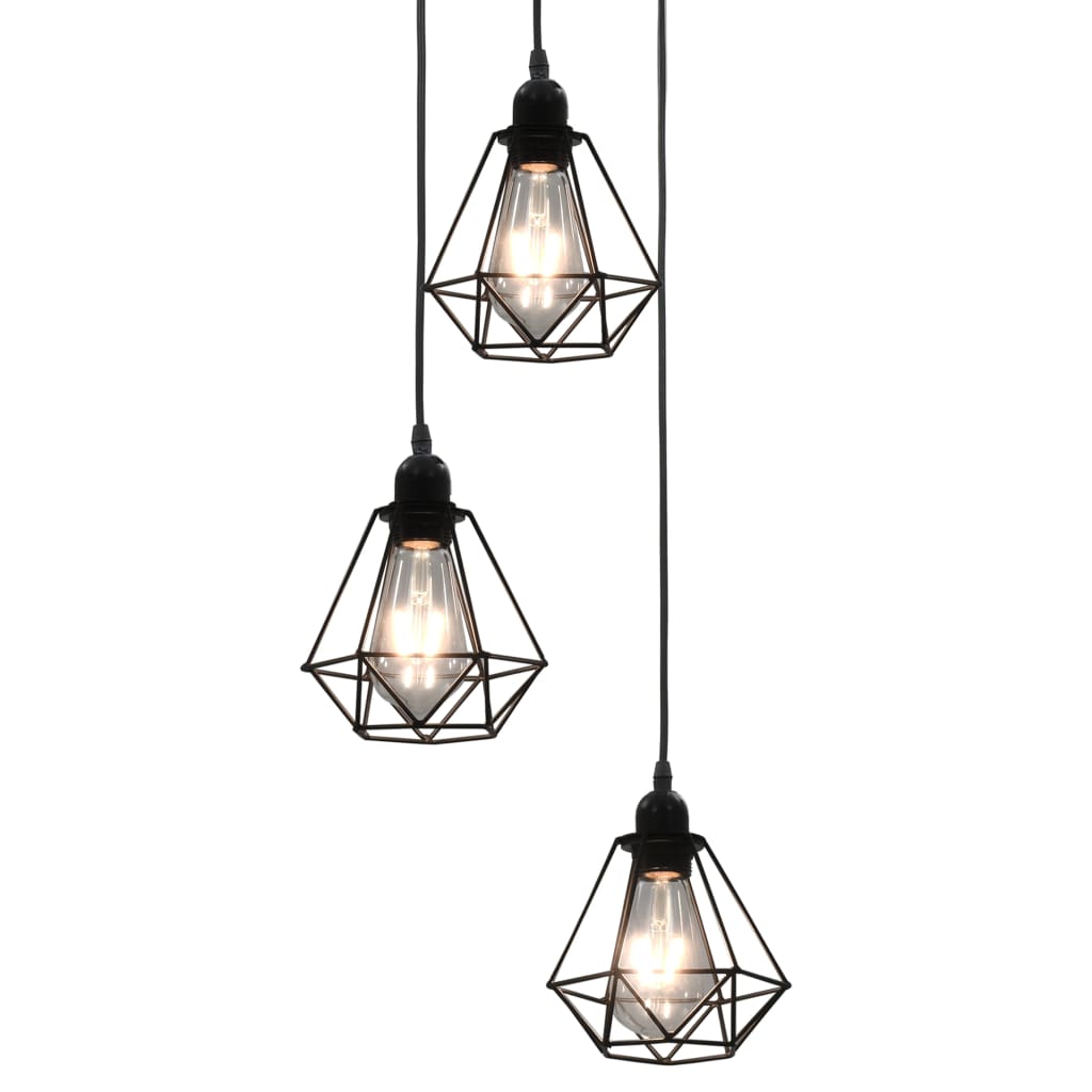 Suspension Luminaire en Métal au Style Industriel-La-Fabrique-Industrielle