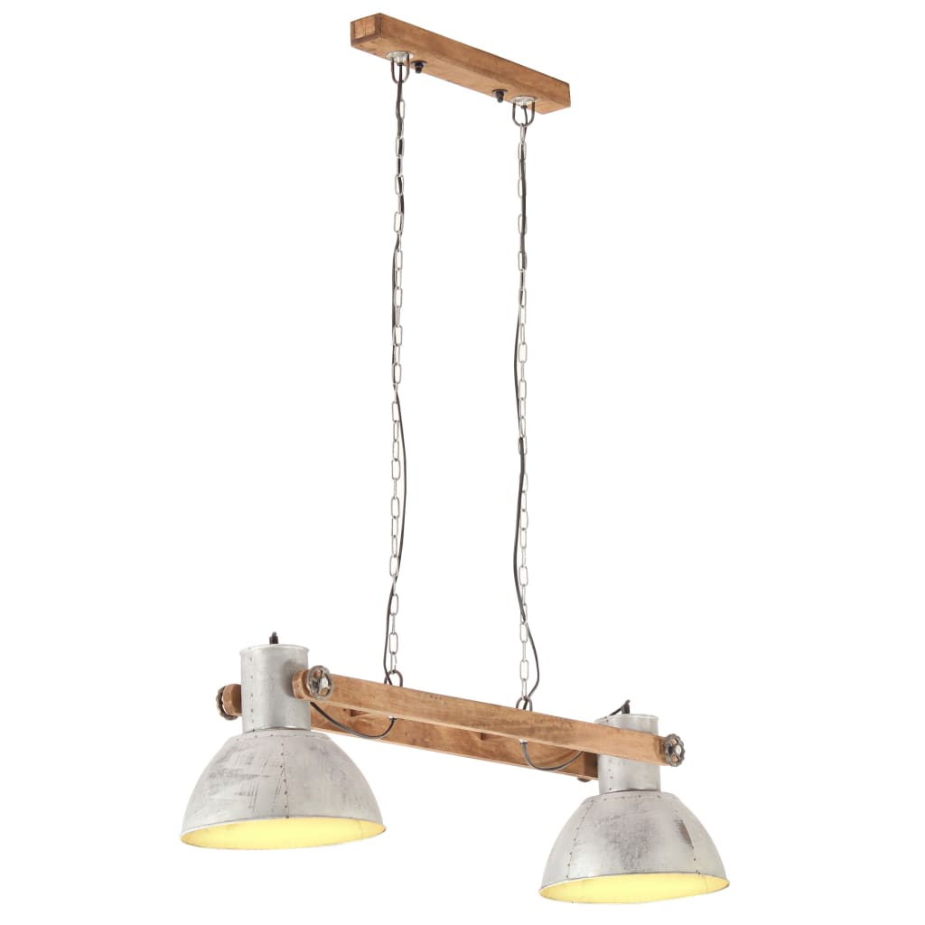 Suspension Lumineuse pour Bar Industriel-Argent-1-La-Fabrique-Industrielle