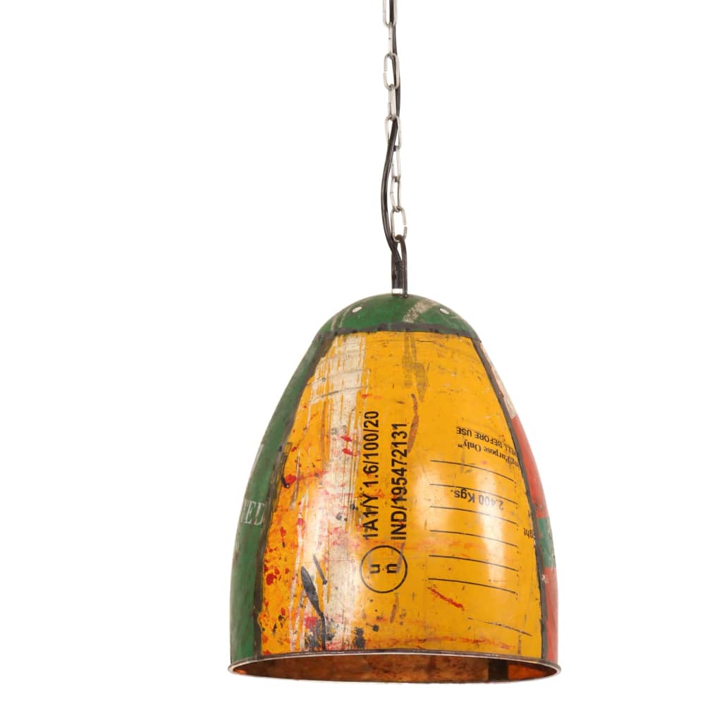 Suspension Multicolore au Style Industriel-1-Ø 32 cm-La-Fabrique-Industrielle