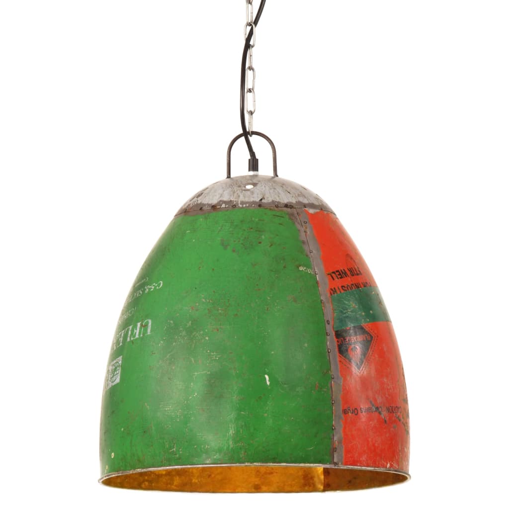 Suspension Multicolore au Style Industriel-1-Ø 42 cm-La-Fabrique-Industrielle