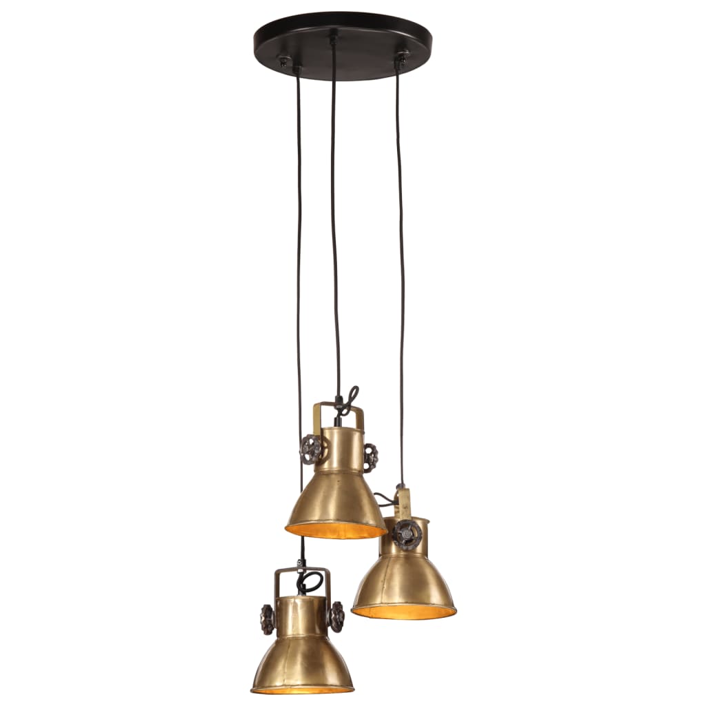 Suspension Multiple Industrielle en Fer-Laiton-1-La-Fabrique-Industrielle
