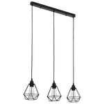 Suspension en Métal au Style Industriel 3 Lampes-La-Fabrique-Industrielle