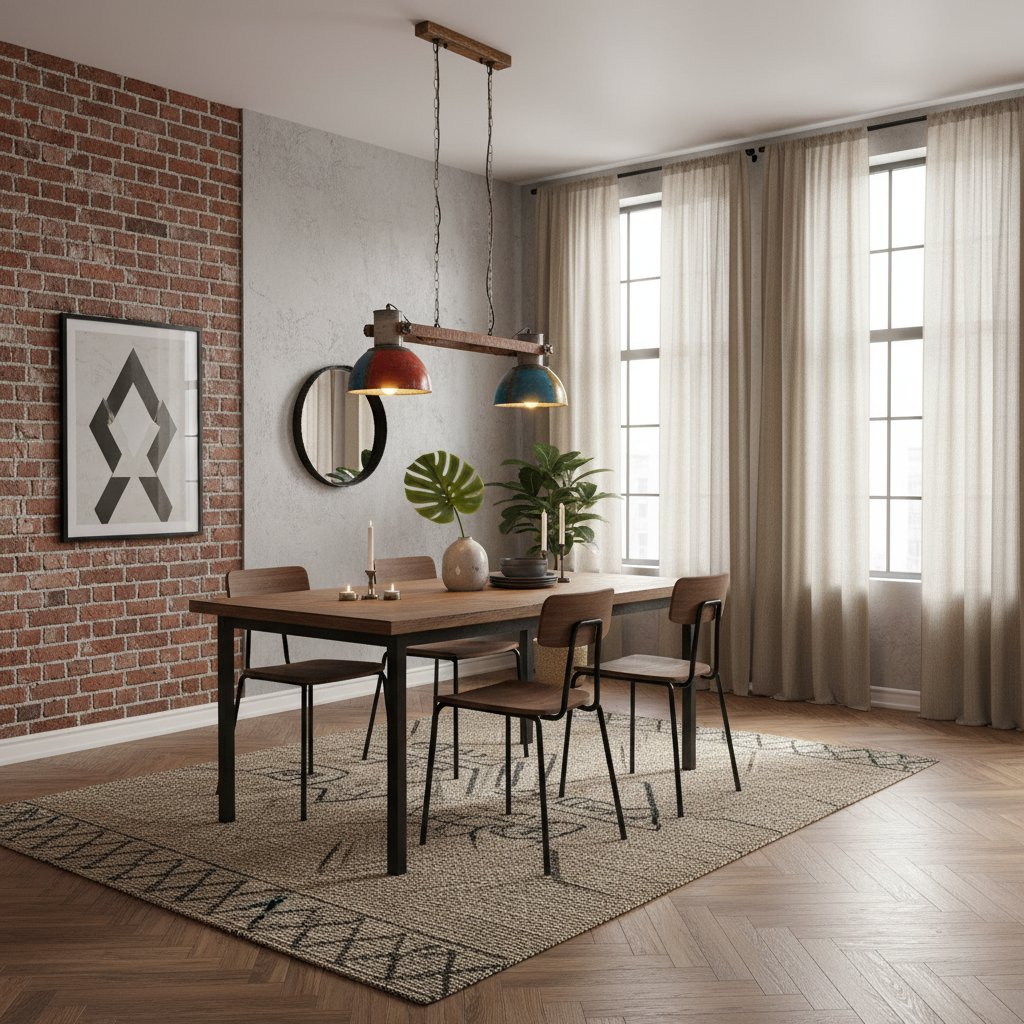 Suspension Lumineuse pour Bar Industriel