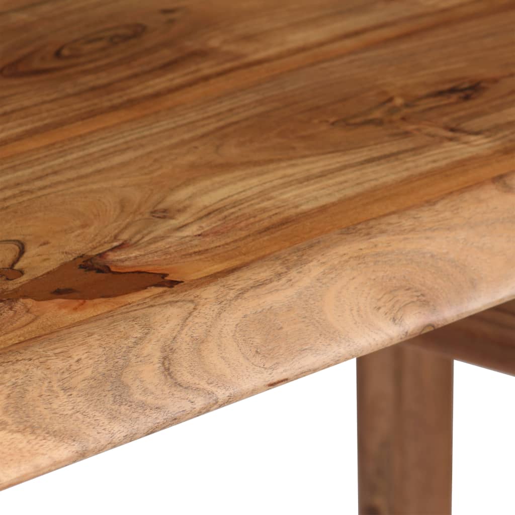 Table À Écrire Bois D'acacia Massif 110 X 50 X 76 Cm-La-Fabrique-Industrielle