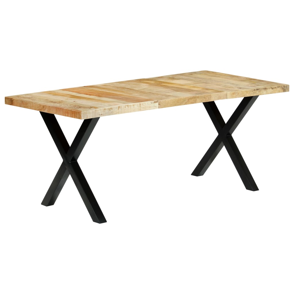Table À Manger 180X90X76 Cm Bois De Manguier Massif-La-Fabrique-Industrielle