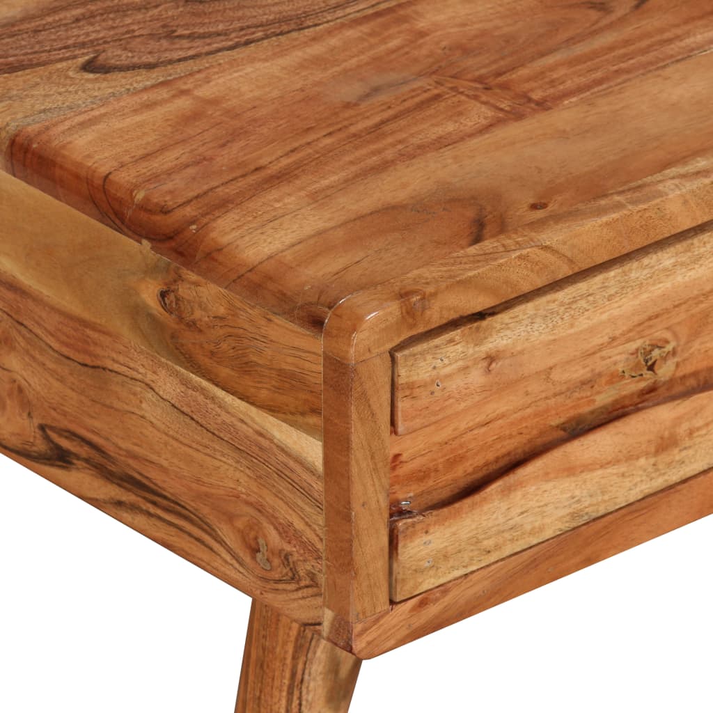 Table Basse Artisanale en Bois d'Acacia-La-Fabrique-Industrielle