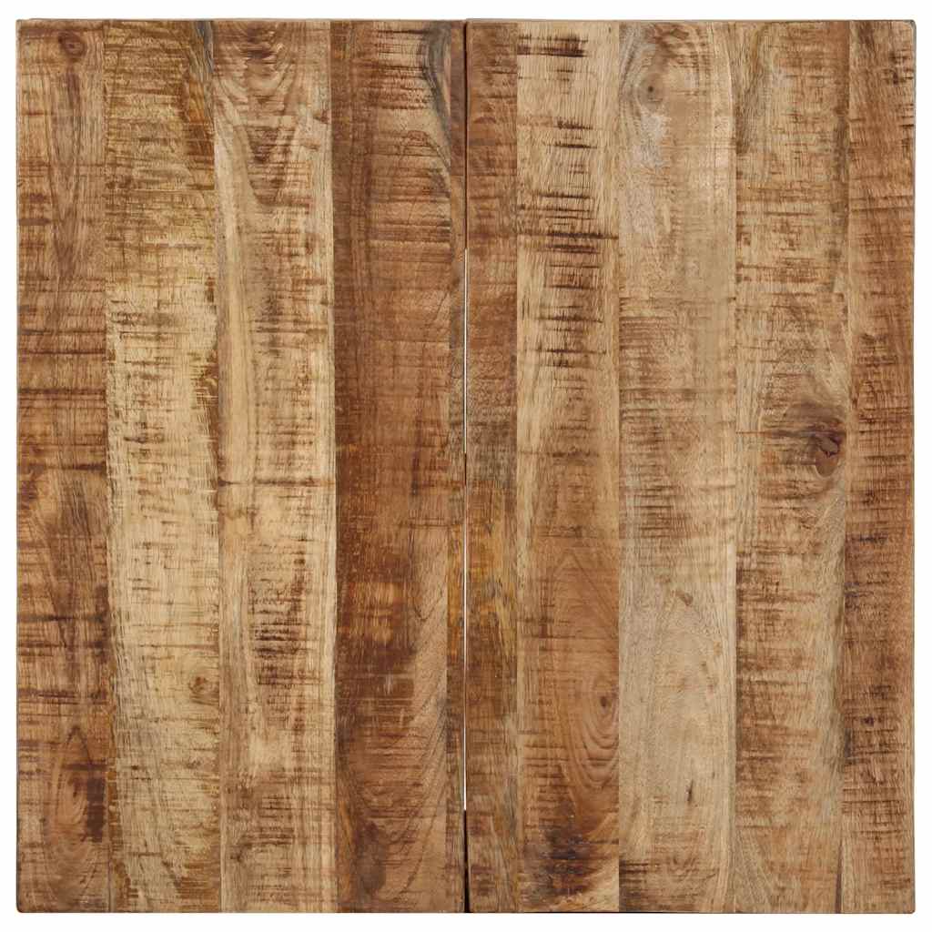 Table Basse Carrée en Bois Massif de Manguier-La-Fabrique-Industrielle