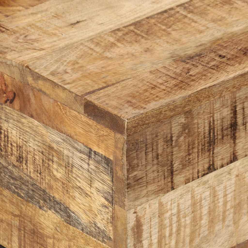 Table Basse Carrée en Bois Massif de Manguier-La-Fabrique-Industrielle
