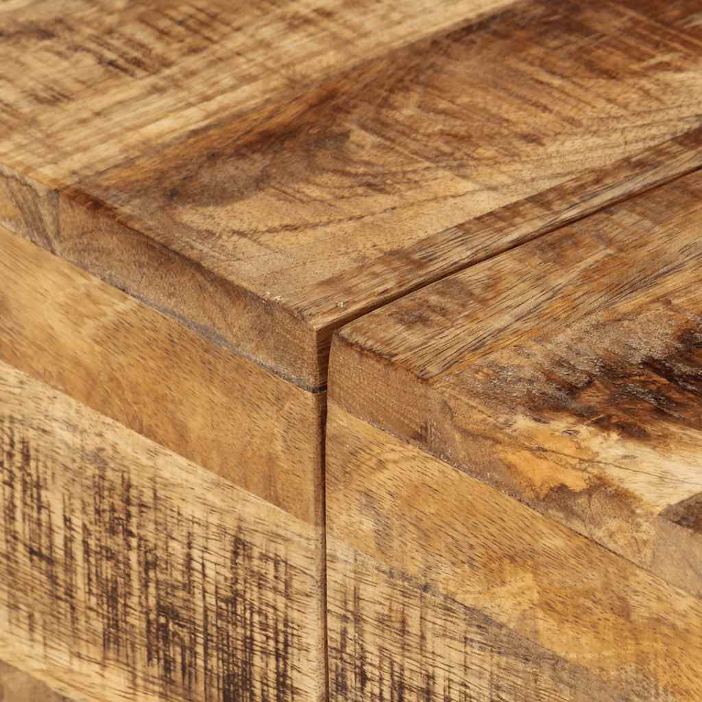 Table Basse Carrée en Bois Massif de Manguier-La-Fabrique-Industrielle