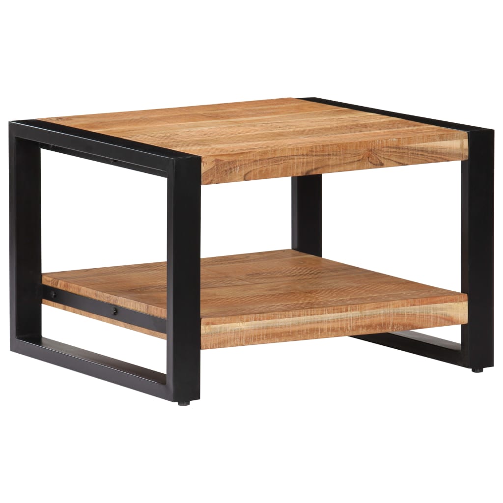 Table Basse Carrée en Bois d'Acacia Massif-La-Fabrique-Industrielle