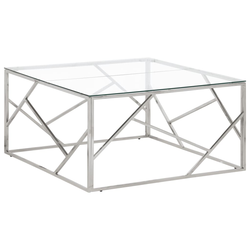 Table Basse Design en Acier et Mélèze Massif-Argent-Verre-1-La-Fabrique-Industrielle