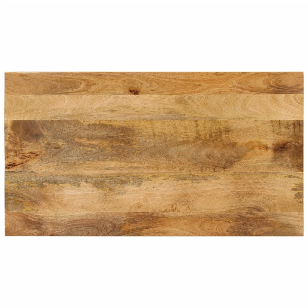 Table Basse Double Niveaux en Bois et Acier-La-Fabrique-Industrielle