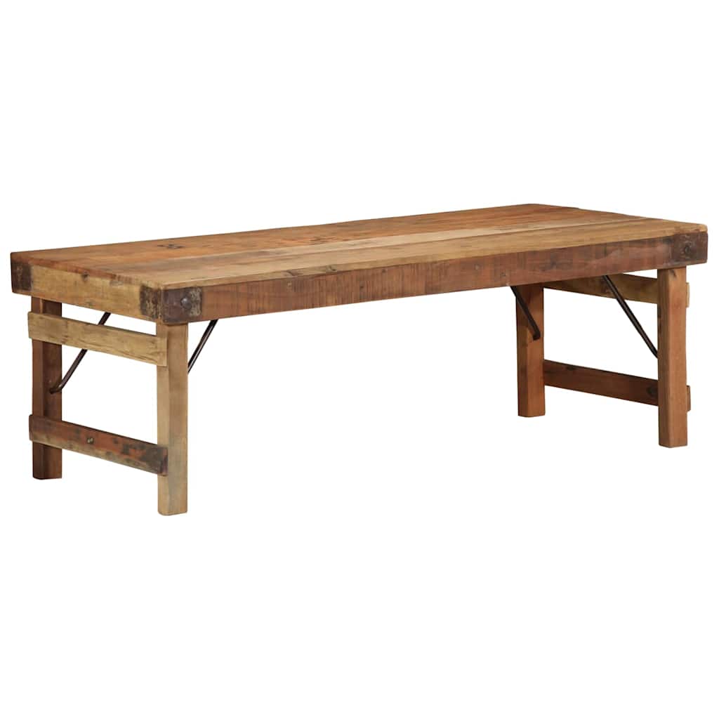 Table Basse Élégante en Acacia Massif-La-Fabrique-Industrielle