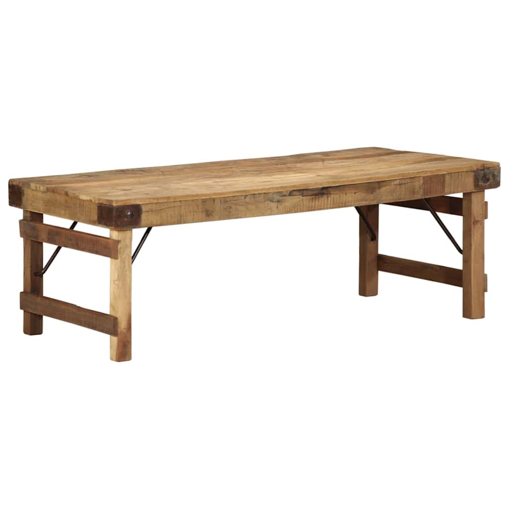 Table Basse Élégante en Acacia Massif-La-Fabrique-Industrielle