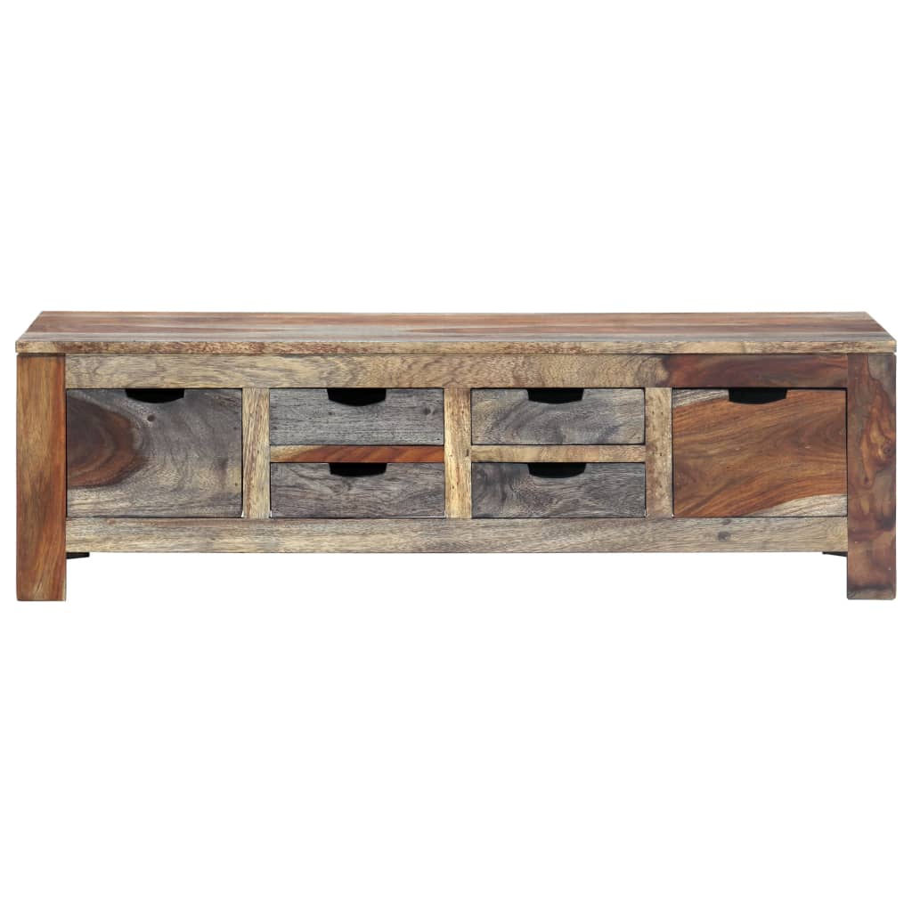 Table Basse Élégante en Bois Grisé-La-Fabrique-Industrielle