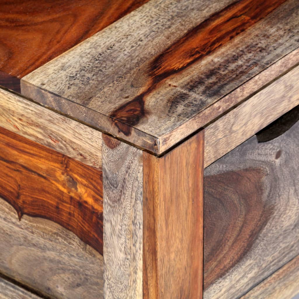 Table Basse Élégante en Bois Grisé-La-Fabrique-Industrielle