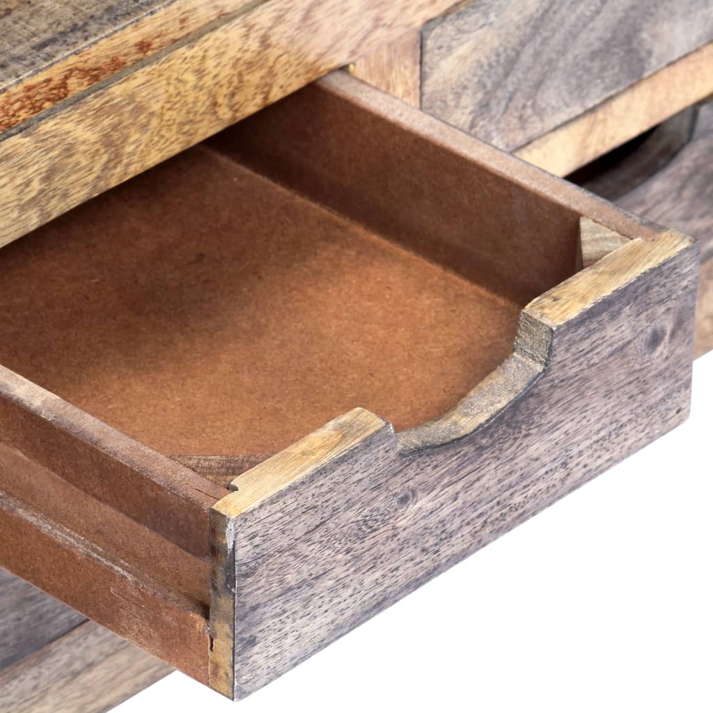 Table Basse Élégante en Bois Grisé-La-Fabrique-Industrielle