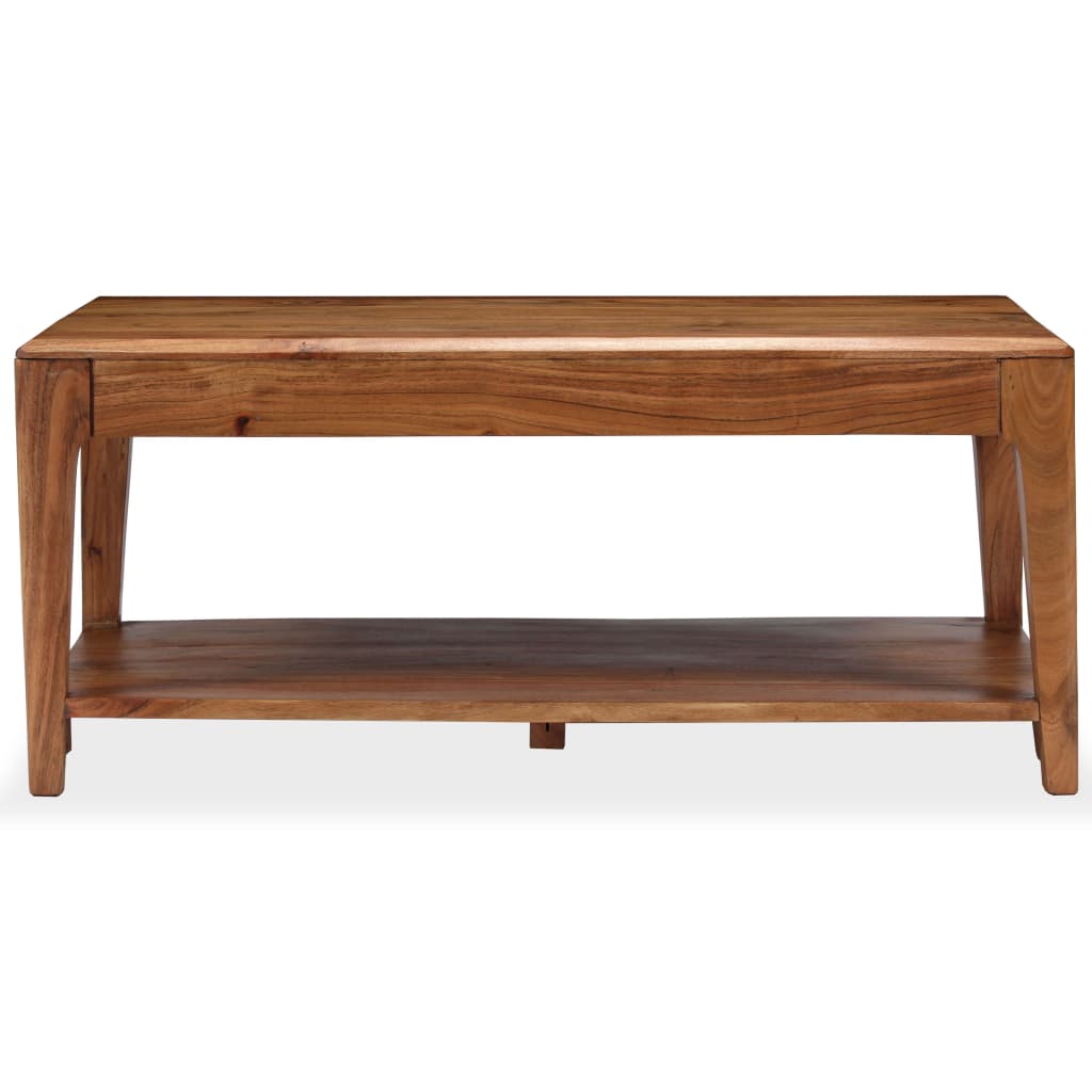 Table Basse Élégante et Unique en Bois d'Acacia Massif-La-Fabrique-Industrielle