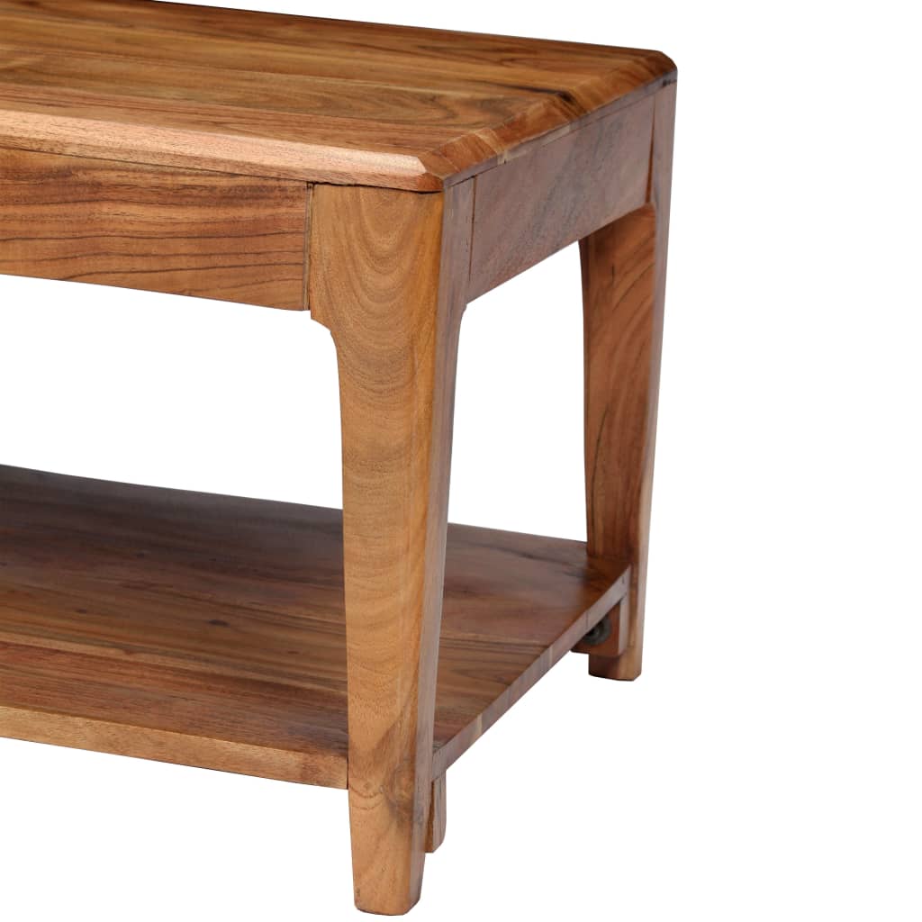 Table Basse Élégante et Unique en Bois d'Acacia Massif-La-Fabrique-Industrielle