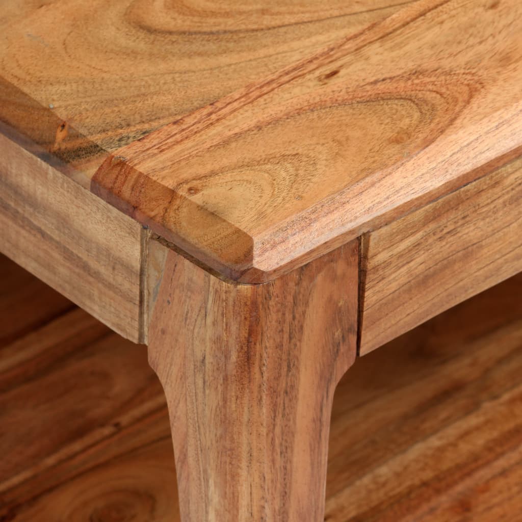 Table Basse Élégante et Unique en Bois d'Acacia Massif-La-Fabrique-Industrielle
