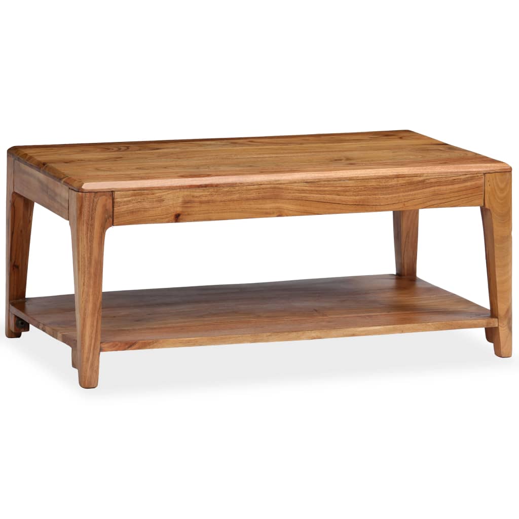 Table Basse Élégante et Unique en Bois d'Acacia Massif-La-Fabrique-Industrielle