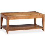 Table Basse Élégante et Unique en Bois d'Acacia Massif-La-Fabrique-Industrielle