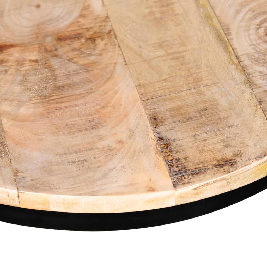 Table Basse Gigogne en Bois de Manguier et Fer Industriel-La-Fabrique-Industrielle