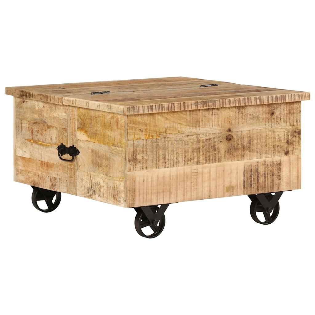 Table Basse Industrielle Coffre en Bois de Manguier-La-Fabrique-Industrielle