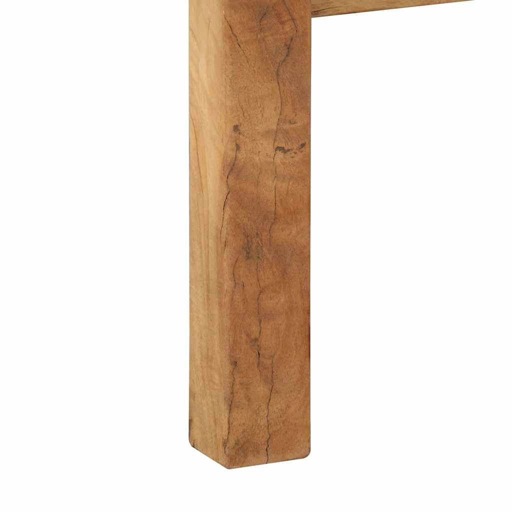 Table Basse Industrielle en Bois Massif Récupéré Blanc-La-Fabrique-Industrielle