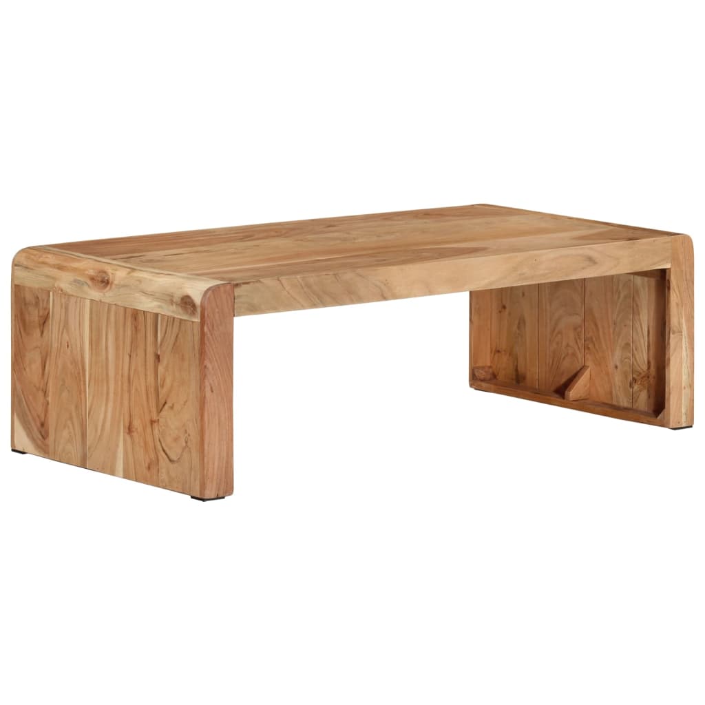 Table Basse Industrielle en Bois d'Acacia-La-Fabrique-Industrielle