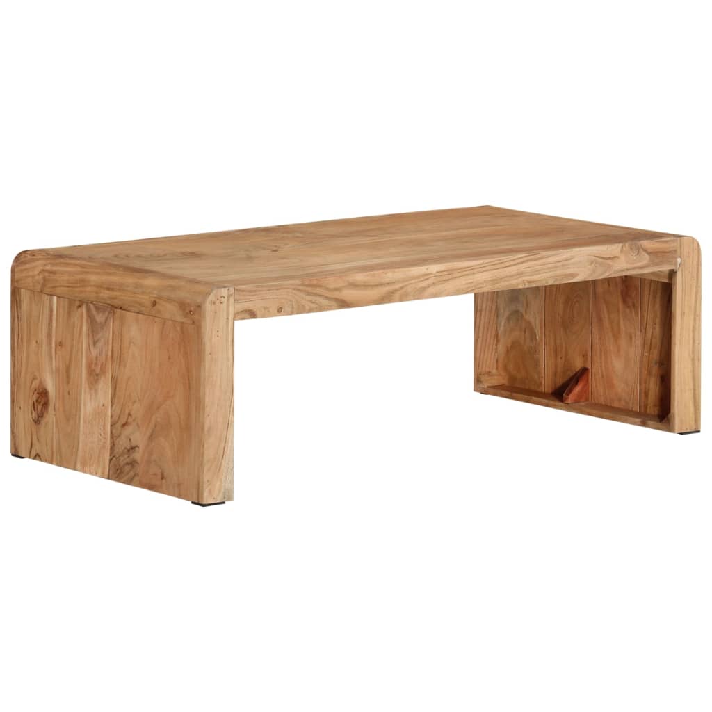 Table Basse Industrielle en Bois d'Acacia-La-Fabrique-Industrielle
