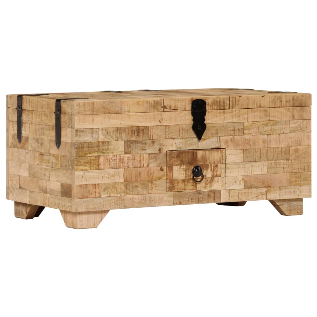 Table Basse Industrielle en Manguier-La-Fabrique-Industrielle
