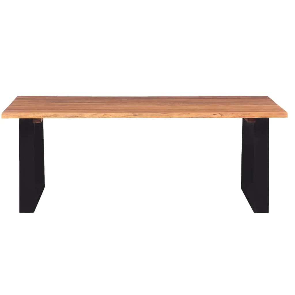 Table Basse Industrielle en Métal et Bois-La-Fabrique-Industrielle