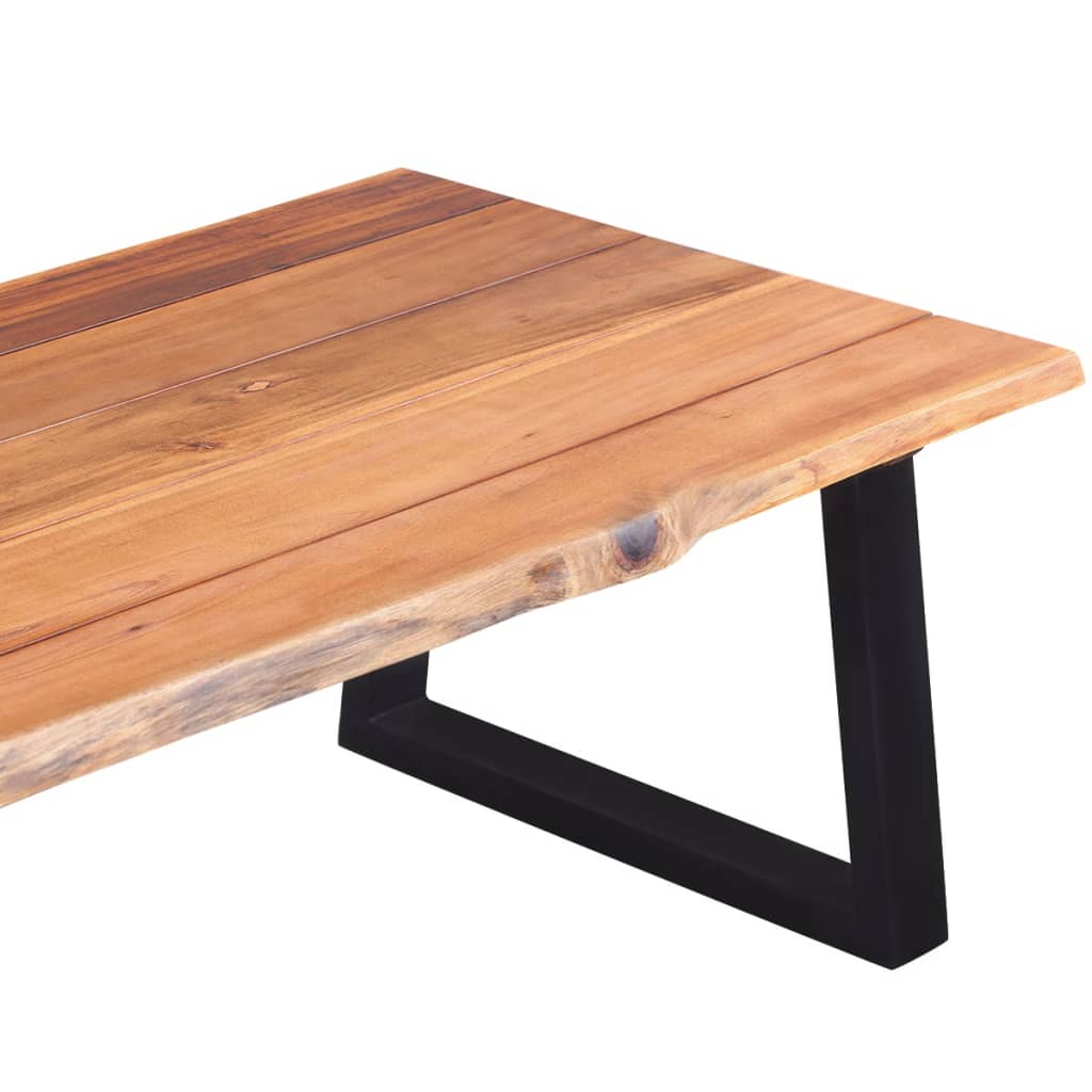 Table Basse Industrielle en Métal et Bois-La-Fabrique-Industrielle