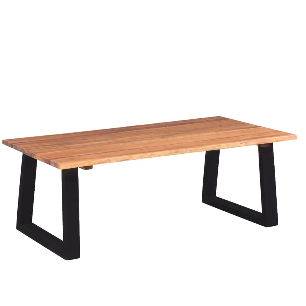 Table Basse Industrielle en Métal et Bois-La-Fabrique-Industrielle