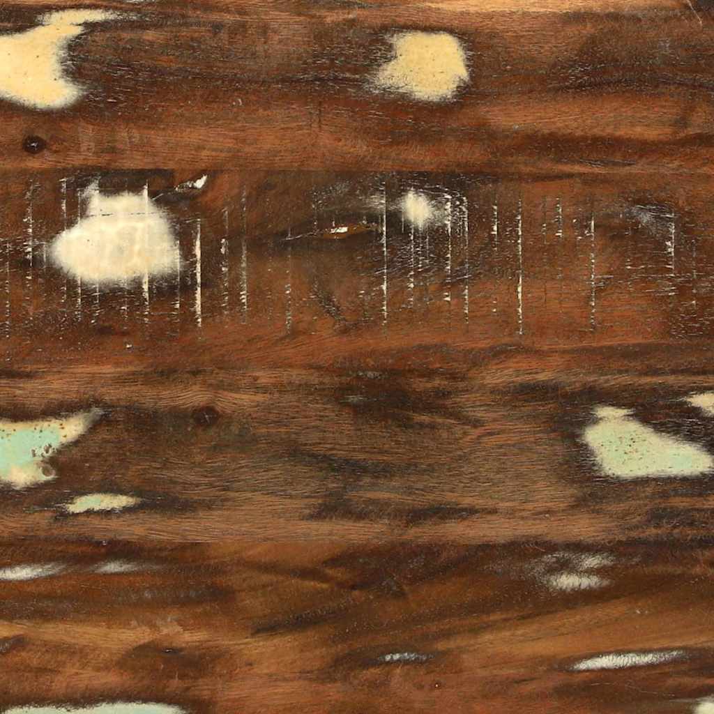 Table Basse Multicolore en Bois Massif Récupéré-La-Fabrique-Industrielle